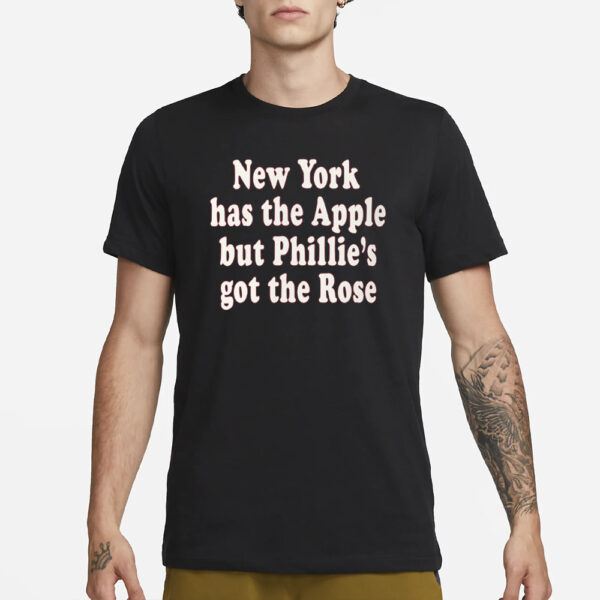 New York Has the Apple but Phillie's Got the Rose Limited Edition London Series Comfort Colors T-Shirt3