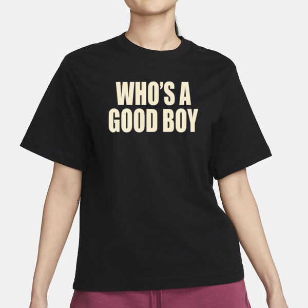 Who's A Good Boy Orange T-Shirt3