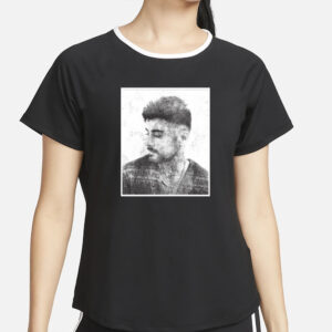 Zayn Malik Zayn Portrait Photo T-Shirt2