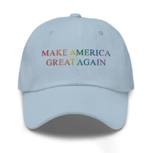 2024 Make America Great Again Pride Embroidered Hat.