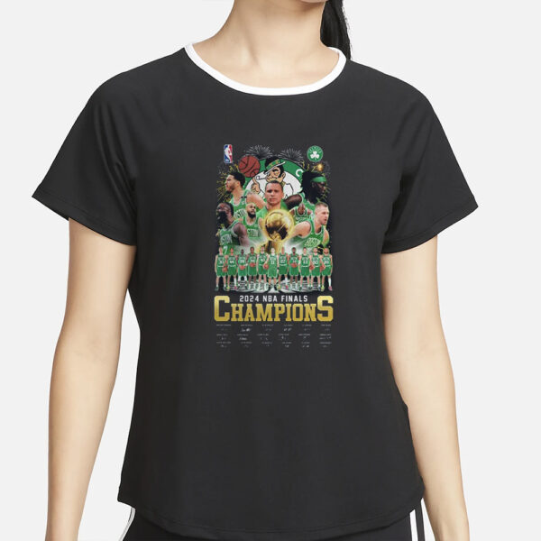 2024 Nba Finals Champions Boston Celtics T-Shirt2