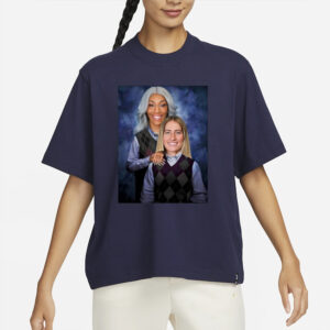 A’ja Wilson and Kate Martin Las Vegas Aces Step Sisters T-Shirt23