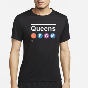 Athlete Logos Queens Lfgm Purple T-Shirt2