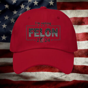 Donald Trump Im Voting Felon 2024 Embroidered Hat