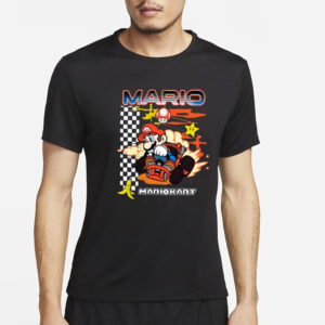 Mario Kart Racing Finish Line T-Shirt2