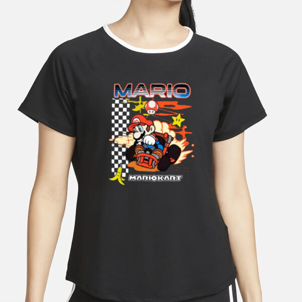 Mario Kart Racing Finish Line T-Shirt5