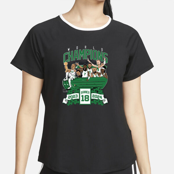 World Champion Banner 18 Duckboat 2023 2024 T-Shirt5