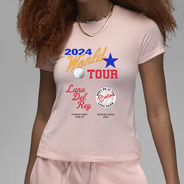 World Tour 2024 Crewneck Lana Del Rey T-Shirt