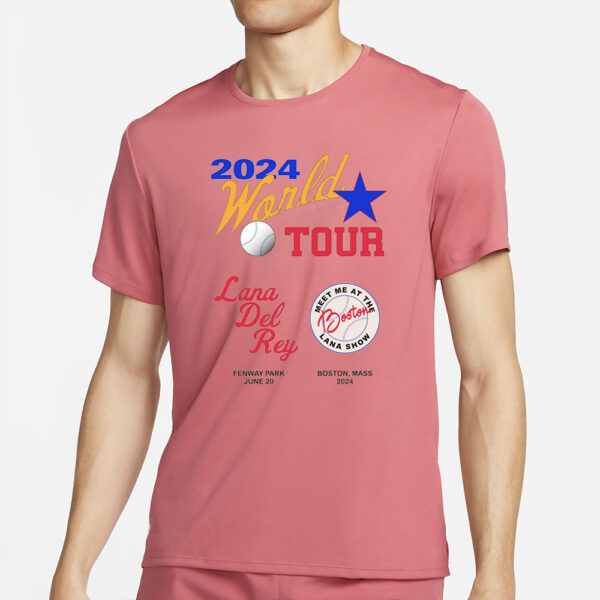 World Tour 2024 Crewneck Lana Del Rey T-Shirts