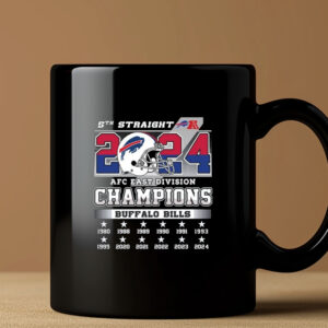 Bills 2024 5th Straight AFC East Division Champions Mug3