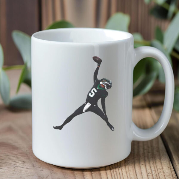 Garrett Wilson TD catch Jump Man Mug 20241