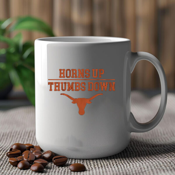 Horns Up Thumbs Down Mug 2024