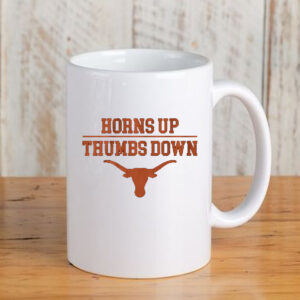 Horns Up Thumbs Down Mug 20243