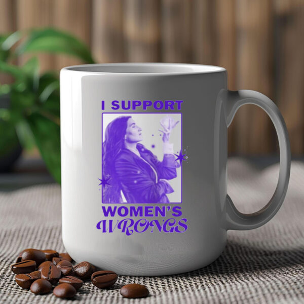 I Support Women's Wrongs Agatha Mug 2024