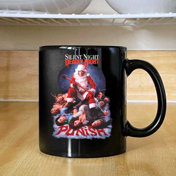 Silent Night Deadly Night Punishment Is Good Mug 2024