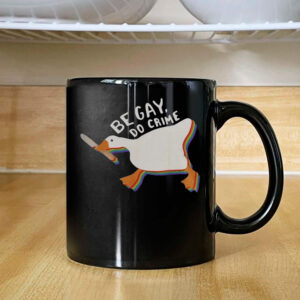 Vintage Be Gay Do Crime Washed Mug 2024