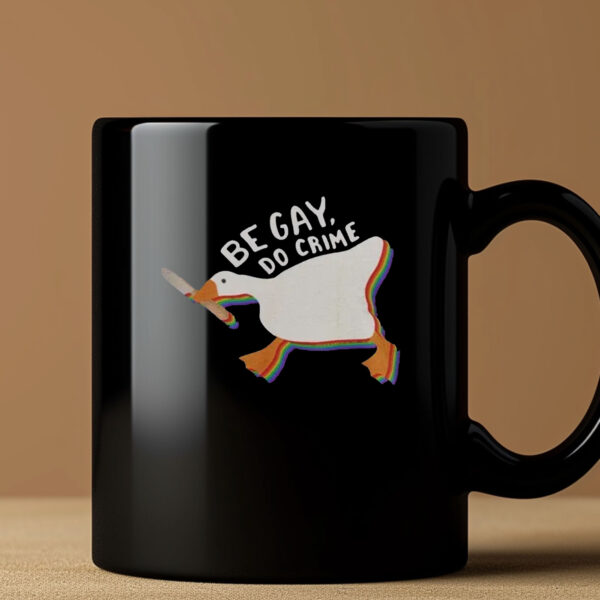 Vintage Be Gay Do Crime Washed Mug 20243