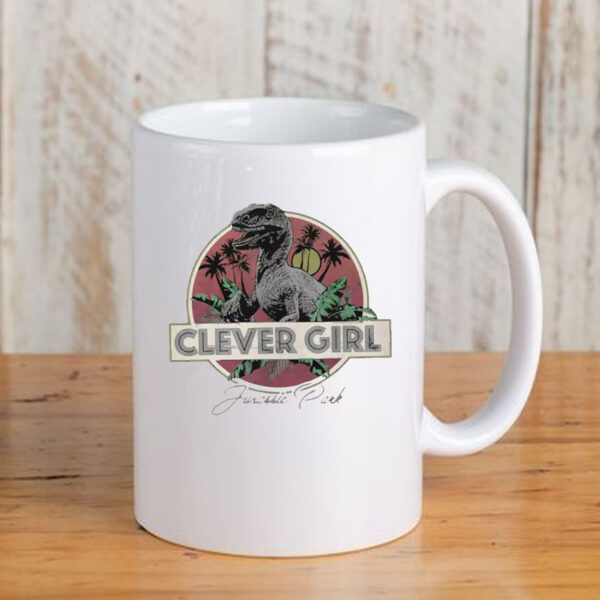 Vintage Clever Girl Movie Washed Mug 20243