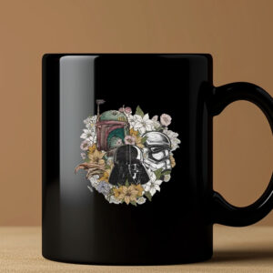 Vintage Floral Flower Movie Washed Mug 20243