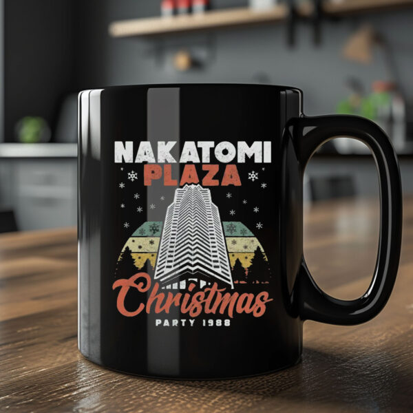 Vintage Nakatomi Plaza Christmas Party 1988 Mug2