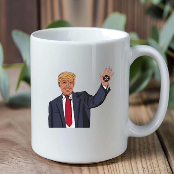 Zach Rector Wearing Trump Xrp Mug 20241